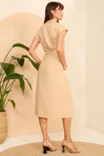 Vestido Paola Linho com Cinto - Imagem 6