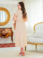 Conjunto Maxi Midi Cocada em Viscose Emilly - Querem Vestidos - Imagem 7