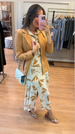 Blazer Risca de Giz Caramelo 1602 - Imagem 2