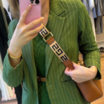 Blazer Risca de Giz Verde 1603