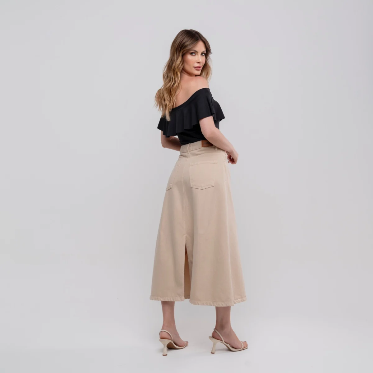 Saia Martina Creme - Imagem 3