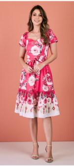Vestido estampa Floral TM - Imagem 3