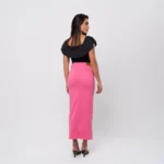 Saia Abigail Rosa Chiclete - Imagem 4