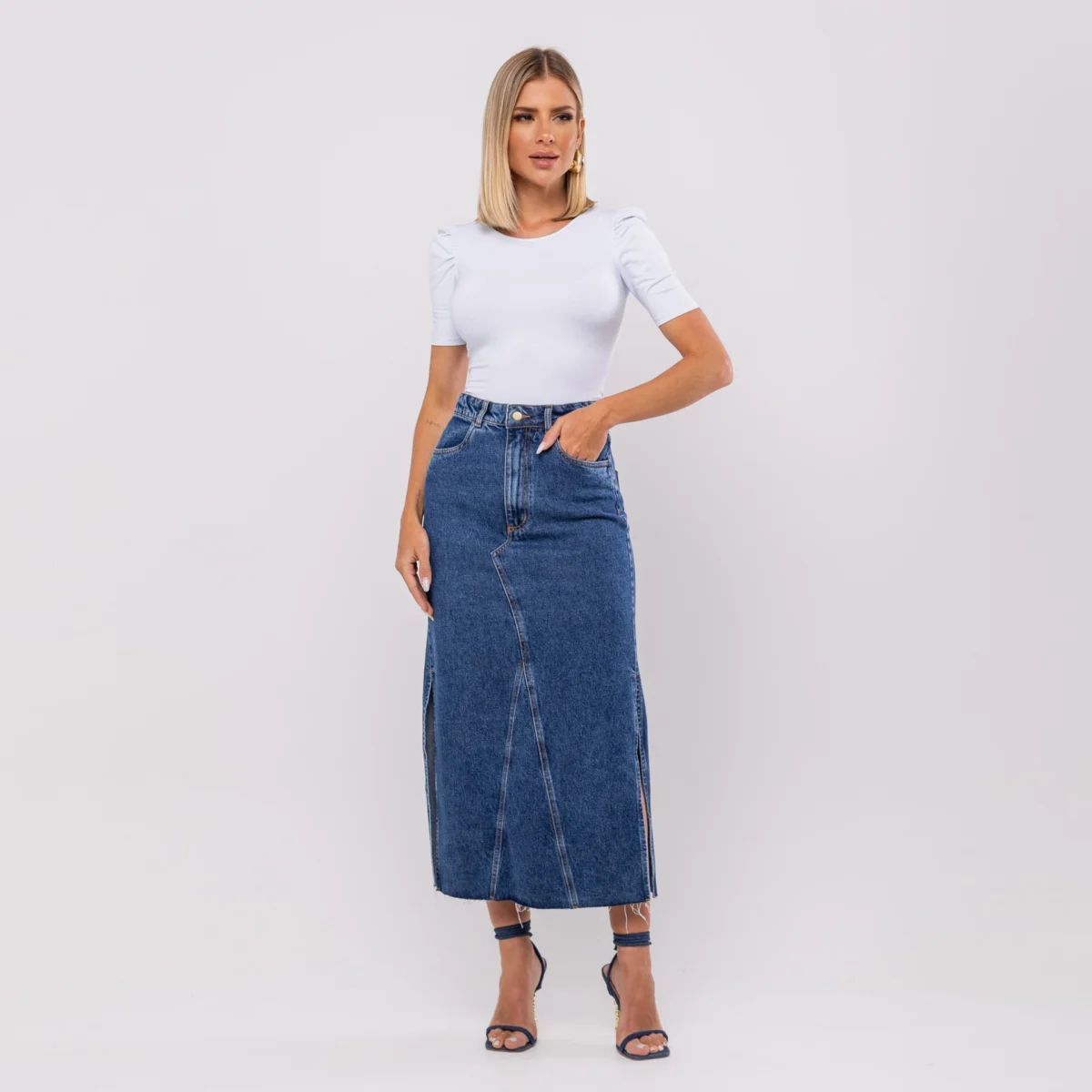 lurdes escura (2) Saia Lurdes Escura - Imagem 6