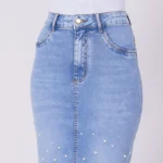 Saia Vera Clara com perolas - Imagem 3