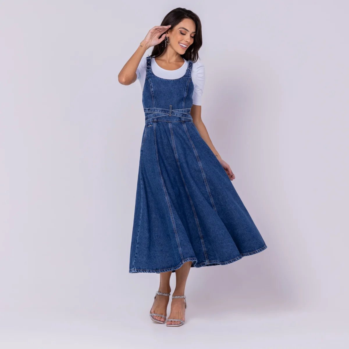 vestido nivea escuro (2) Vestido Nivea escuro - Imagem 1