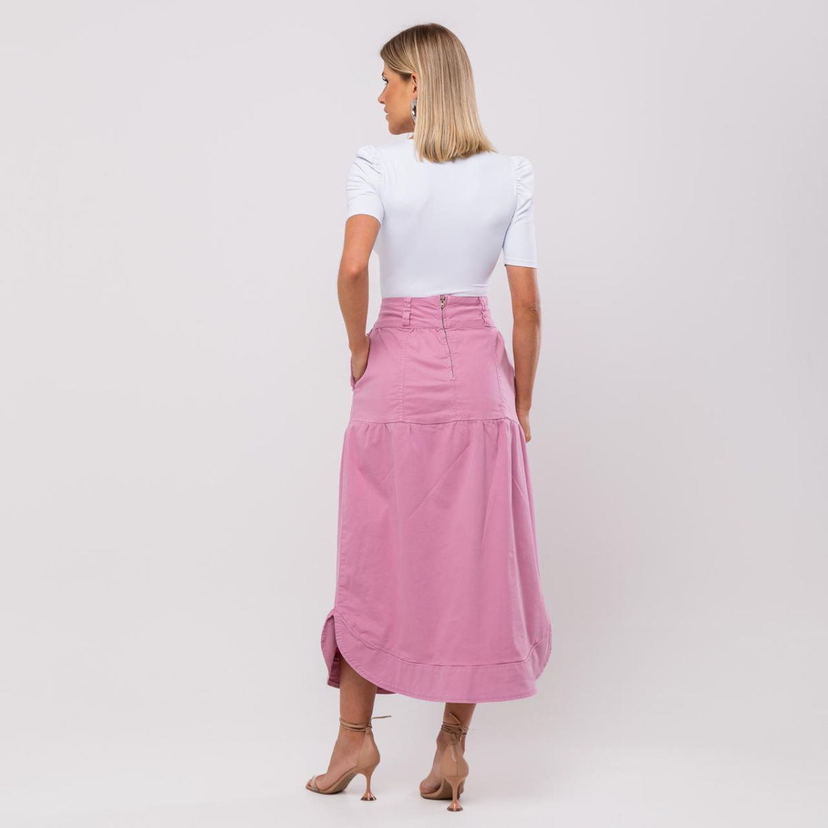 Saia Nádia Rosa Boneca - Imagem 6