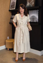 Vestido Chemise Linho com Elastano Cru