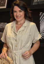 Vestido Chemise Linho com Elastano Cru - Imagem 3