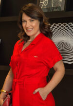 Vestido Chemise Linho com Elastano Vermelho - Imagem 3