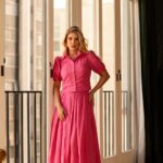 Conjunto Saia Midi e Blusa em Laise e Guipir (03985) DOCE MARIA