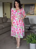 Vestido Lorena Floral em Crepe Georgette - Querem Vestidos - Imagem 10