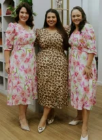 Vestido Lorena Floral em Crepe Georgette - Querem Vestidos - Imagem 12