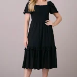 Vestido Midi corpo todo no Lastex Laise 100% Algodão Mariana - Tatá Martello