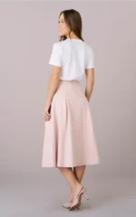 Saia Midi Godê na Alfaiataria Soho Joyce - Tatá Martello - Imagem 3