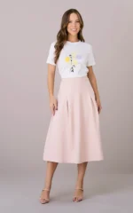 Saia Midi Godê na Alfaiataria Soho Joyce - Tatá Martello - Imagem 5