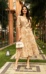 Conjunto Midi Viscolinho Evasê Heloisa - Tata Martello