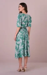 Conjunto Midi Viscolinho Evasê Heloisa - Tata Martello - Imagem 3