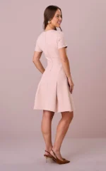 Vestido Curto em Alfaiataria Evasê Isadora - Tata Martello - Imagem 2