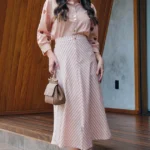 Saia Maxi Midi no Tricoline Listrada Julia - Tata Martello