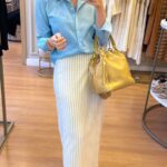 Saia Transpassada no Linho