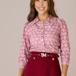 Camisa Amelia Bordada Rosê Tatá Martello