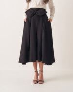 Saia Paris Linho Moda Modesta