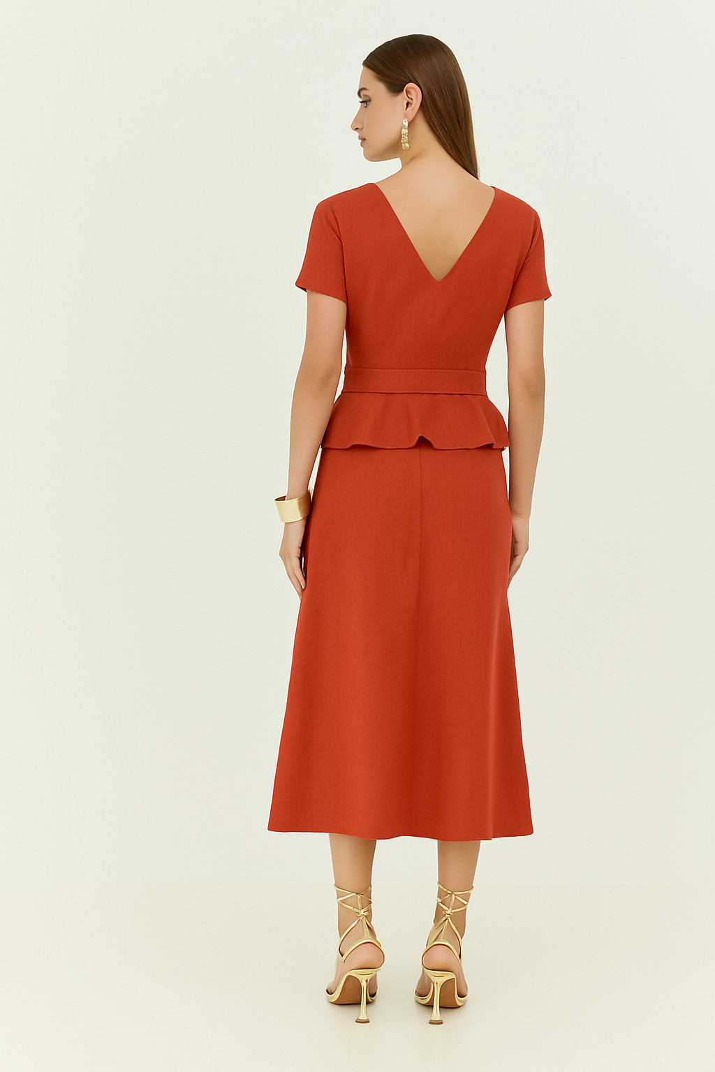 ChatGPT Image Oct 14, 2025, 10_42_13 AM Vestido Ester Linho Puro - Moda Modesta - Imagem 2