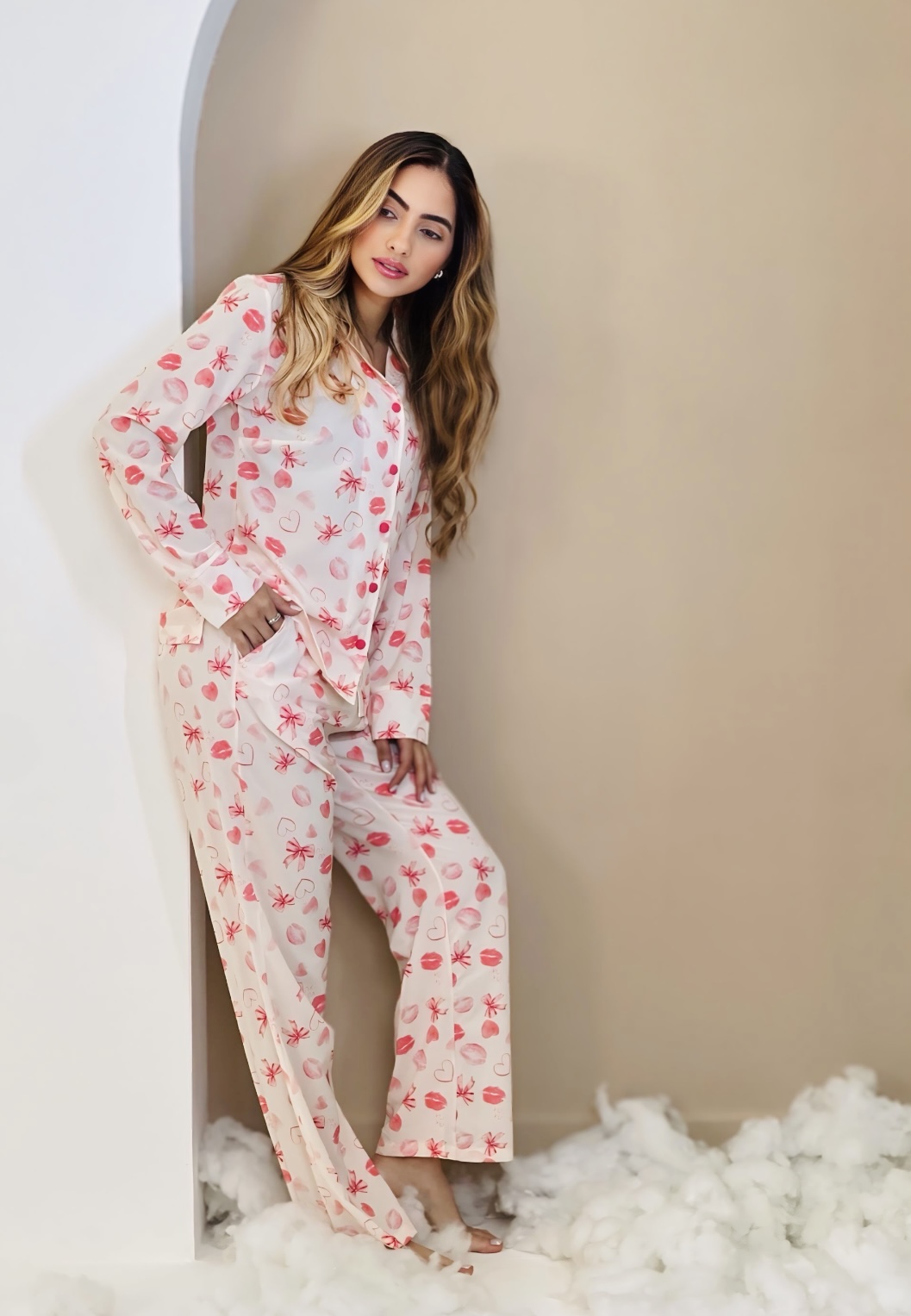 Screenshot Conjunto Manga Longa Coração - Imagem 1