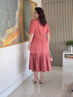 Vestido Midi c/ Detalhe Guipir - Imagem 4