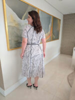 Vestido Evasê com vivo - Imagem 5