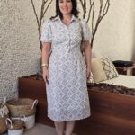 Vestido com Manga Balonê