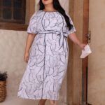 Vestido Evasê com vivo