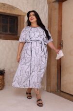 Vestido Evasê com vivo