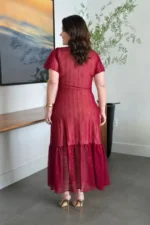 Vestido Marsala em Tule Diana - Querem Vestidos - Imagem 2