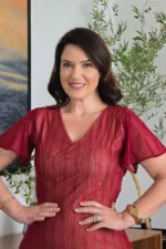 Vestido Marsala em Tule Diana - Querem Vestidos - Imagem 8