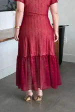 Vestido Marsala em Tule Diana - Querem Vestidos - Imagem 5