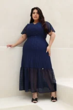 Vestido Azul Marinho em Tule Diana - Querem Vestidos - Imagem 9