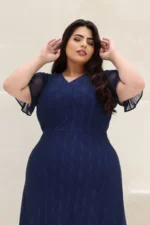 Vestido Azul Marinho em Tule Diana - Querem Vestidos - Imagem 10