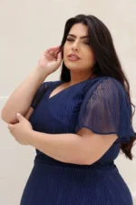 Vestido Azul Marinho em Tule Diana - Querem Vestidos - Imagem 11