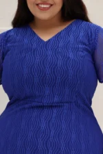 Vestido Azul Royal em Tule Diana - Querem Vestidos - Imagem 9