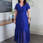 Vestido Azul Royal em Tule Diana - Querem Vestidos