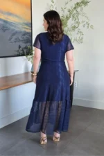 Vestido Azul Marinho em Tule Diana - Querem Vestidos - Imagem 7