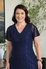 Vestido Azul Marinho em Tule Diana - Querem Vestidos - Imagem 6