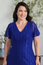 Vestido Azul Royal em Tule Diana - Querem Vestidos - Imagem 6