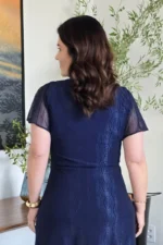 Vestido Azul Marinho em Tule Diana - Querem Vestidos - Imagem 5