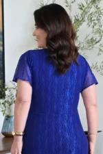 Vestido Azul Royal em Tule Diana - Querem Vestidos - Imagem 5