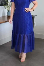 Vestido Azul Royal em Tule Diana - Querem Vestidos - Imagem 4