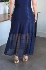 Vestido Azul Marinho em Tule Diana - Querem Vestidos - Imagem 3