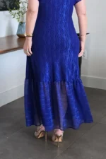 Vestido Azul Royal em Tule Diana - Querem Vestidos - Imagem 3